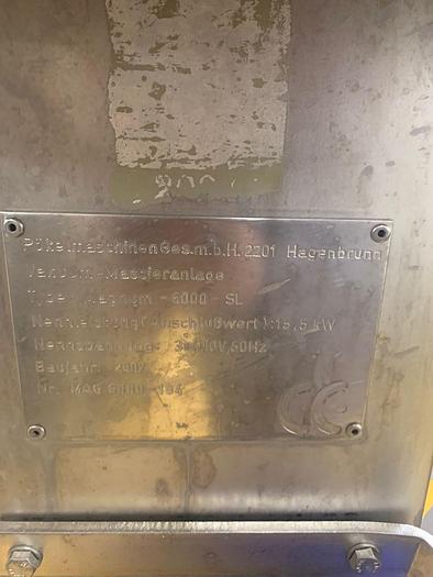 Used INJECSTAR 6000 LITRE VACUUM TUMBLER