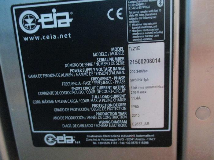 Used Ceia THS T/21E In-line