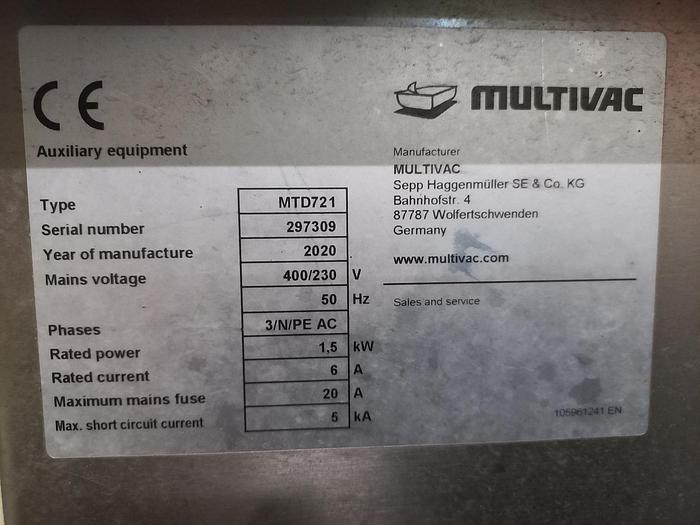 Used MULTIVAC DENESTERS