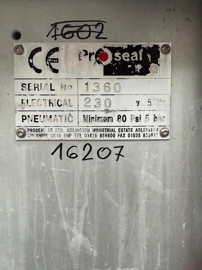 Used PROSEAL ROTARY TRAYSEALER