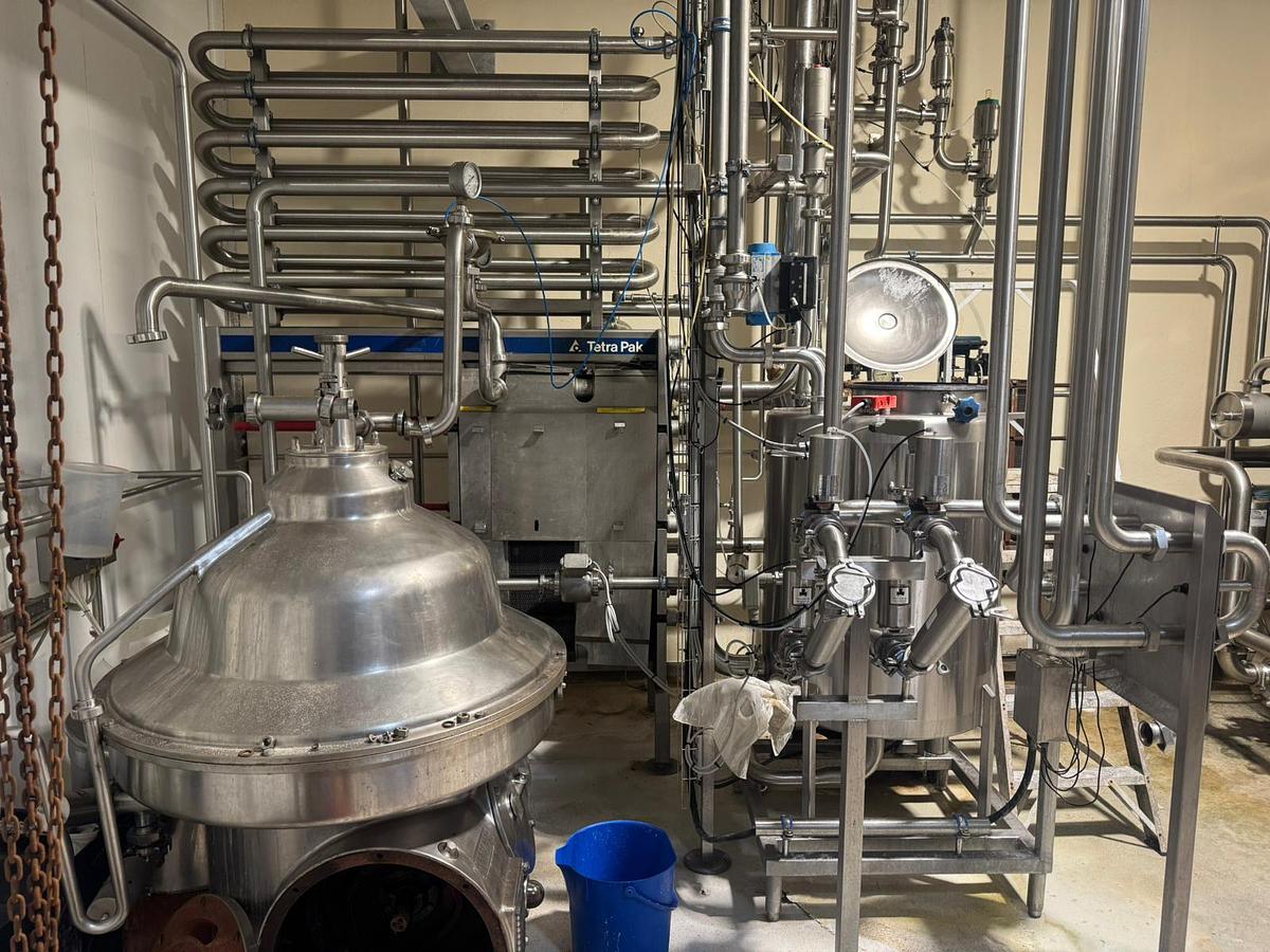 Used Cheese whey processing plant 15,000 litres/hour