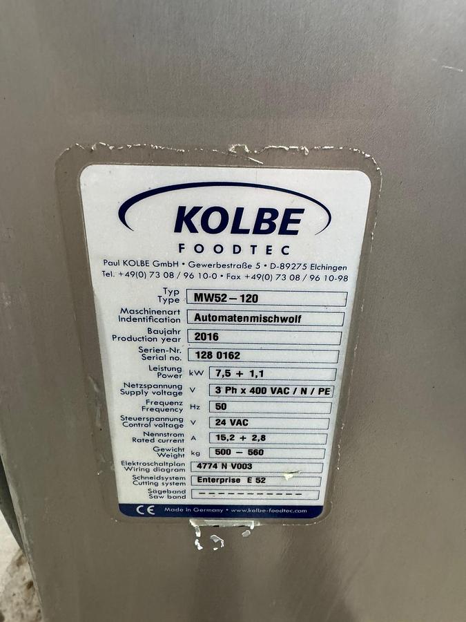 Used Kolbe MW52-120