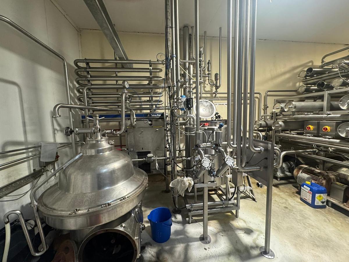 Used Cheese whey processing plant 15,000 litres/hour