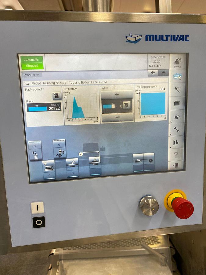 Used MULTIVAC R145 THERMOFORMER