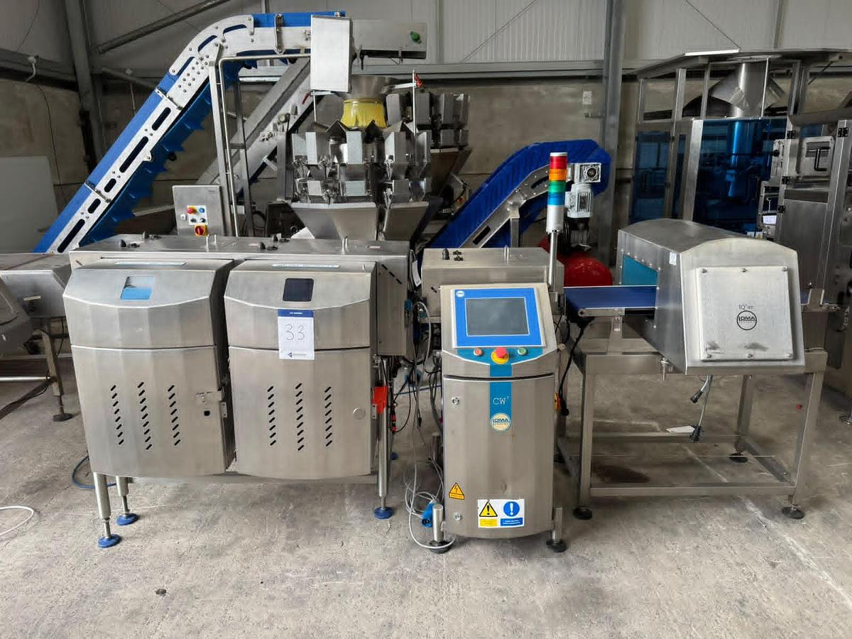 Used Loma Combination Metal Detector/Checkweigher