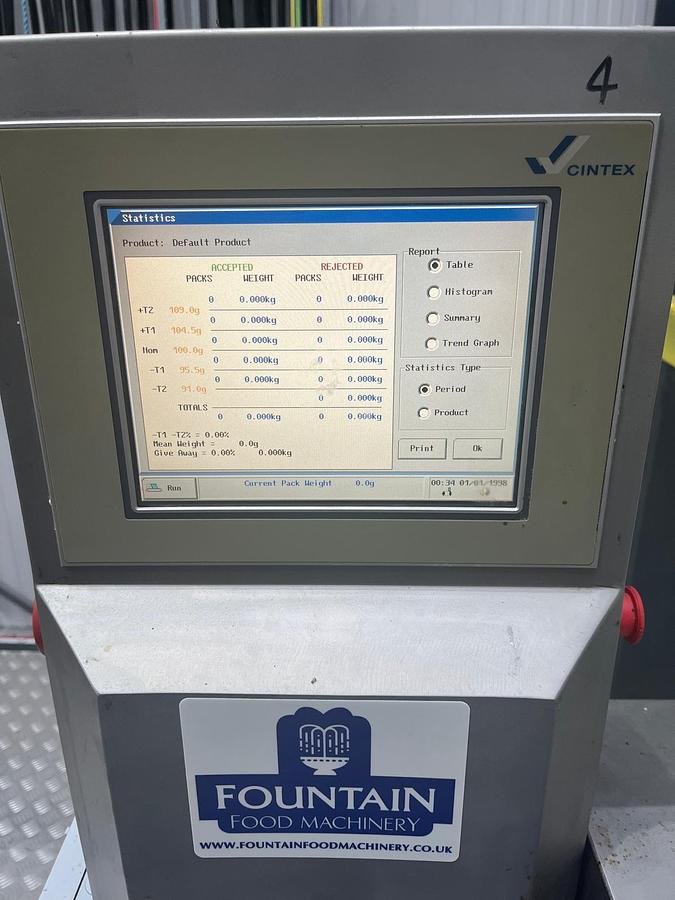 Used Cintex Checkweigher