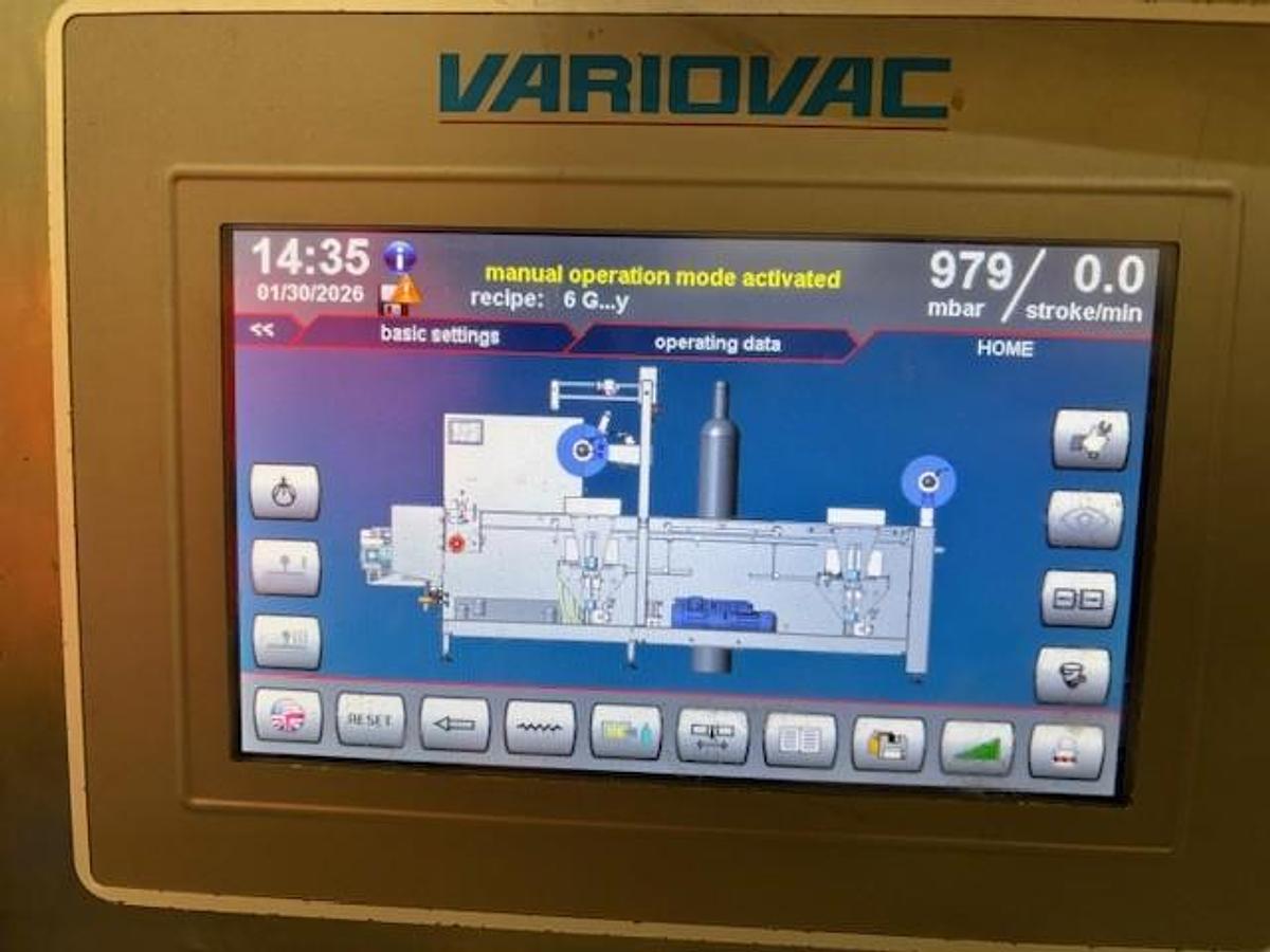 Used VARIOVAC THERMOFORMER