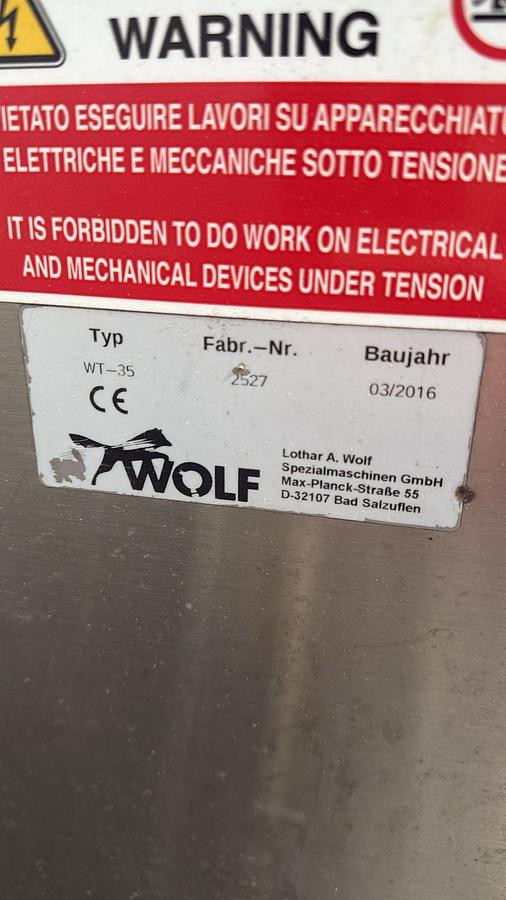 Used 2016 WOLF WT-35