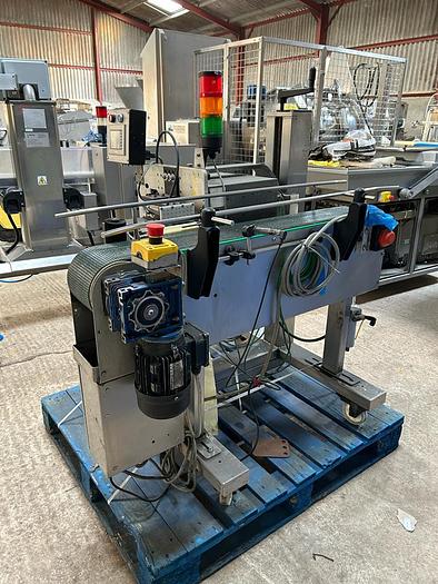 Used Bluhm Weber Group Legi-Air 5300-TB label printing and application system