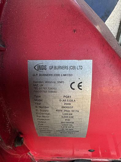 Used 2009 Controlled Flame Boiler UL-S 2600