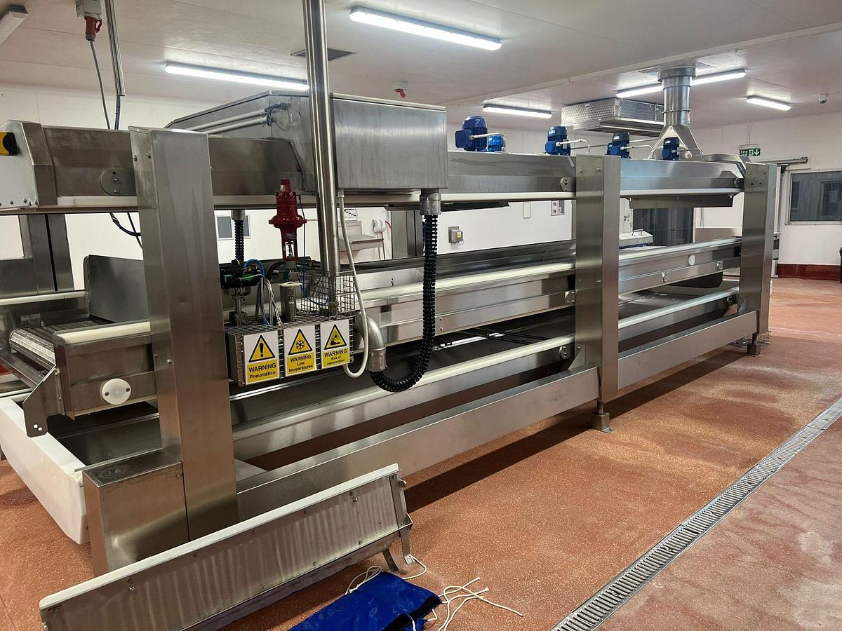 Used GCT NITROGEN IQF FREEZING TUNNEL