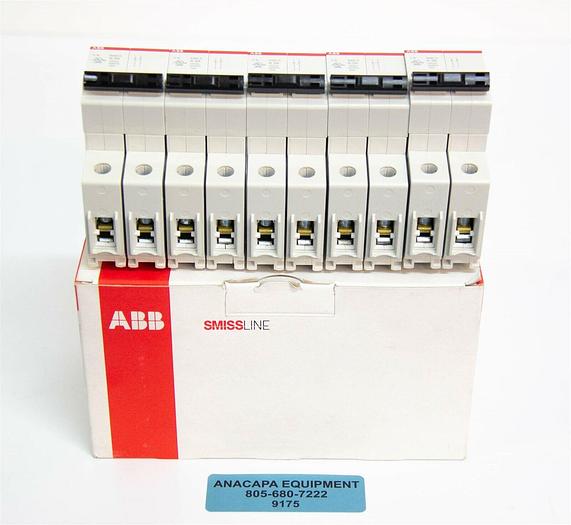 Used ABB S402U-K5 Miniature Circuit Breaker 2 pole E312425 Lot of 5 total New (9175)K
