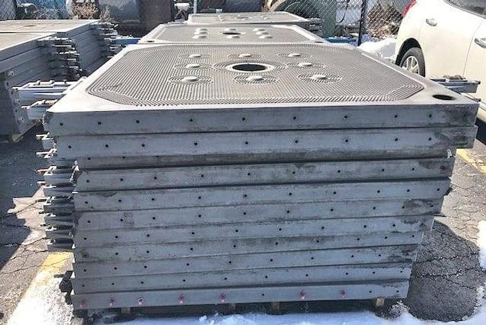 Used 140 CU. FT. JINGJIN MEMBRANE FILTER PRESS  – 1500 MM (#9130)