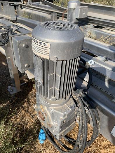 Used Conveyor, Belt, 12" x 33', S/st, Plastic Belt, Boxes #S744698