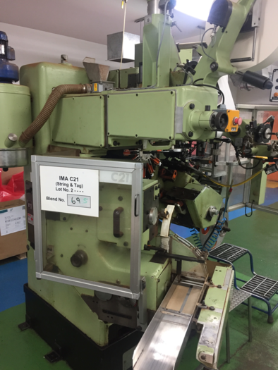 Used (2) IMA C21 TEABAG MACHINES