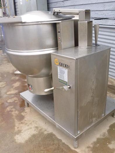 Used Kettle, 60 Gallon, S/st, Jkt, Groen/Dover, 50 PSI, Tilt #S743649