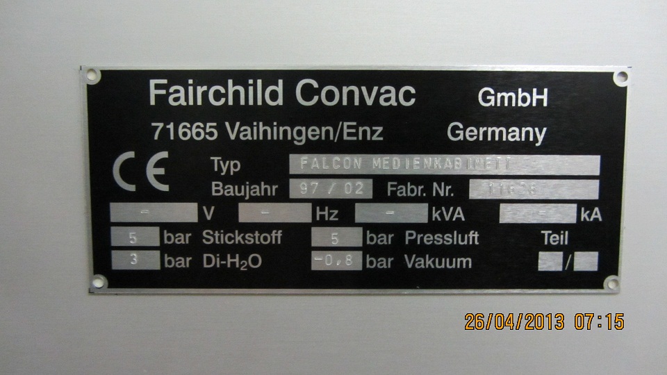 Used Complete photolitographic line FALCON