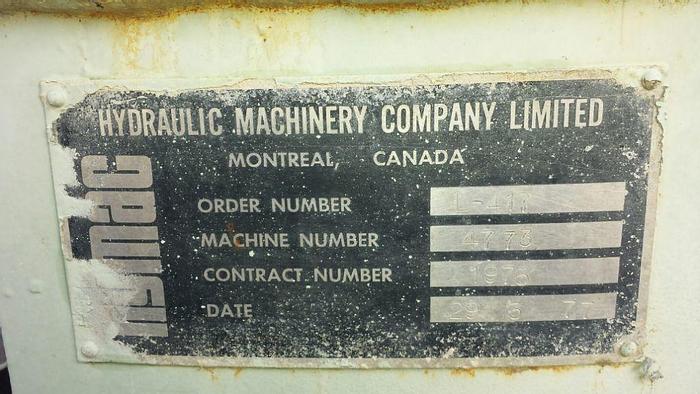 Used HYMAC MDL. 3636 PTESSURE SCREEN, S/S, 3.2 MM HOLES