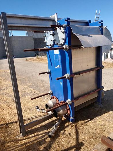 Used Heat Exchanger, Plates, 800 SF, Alfa Laval, (105) Plates #S742474