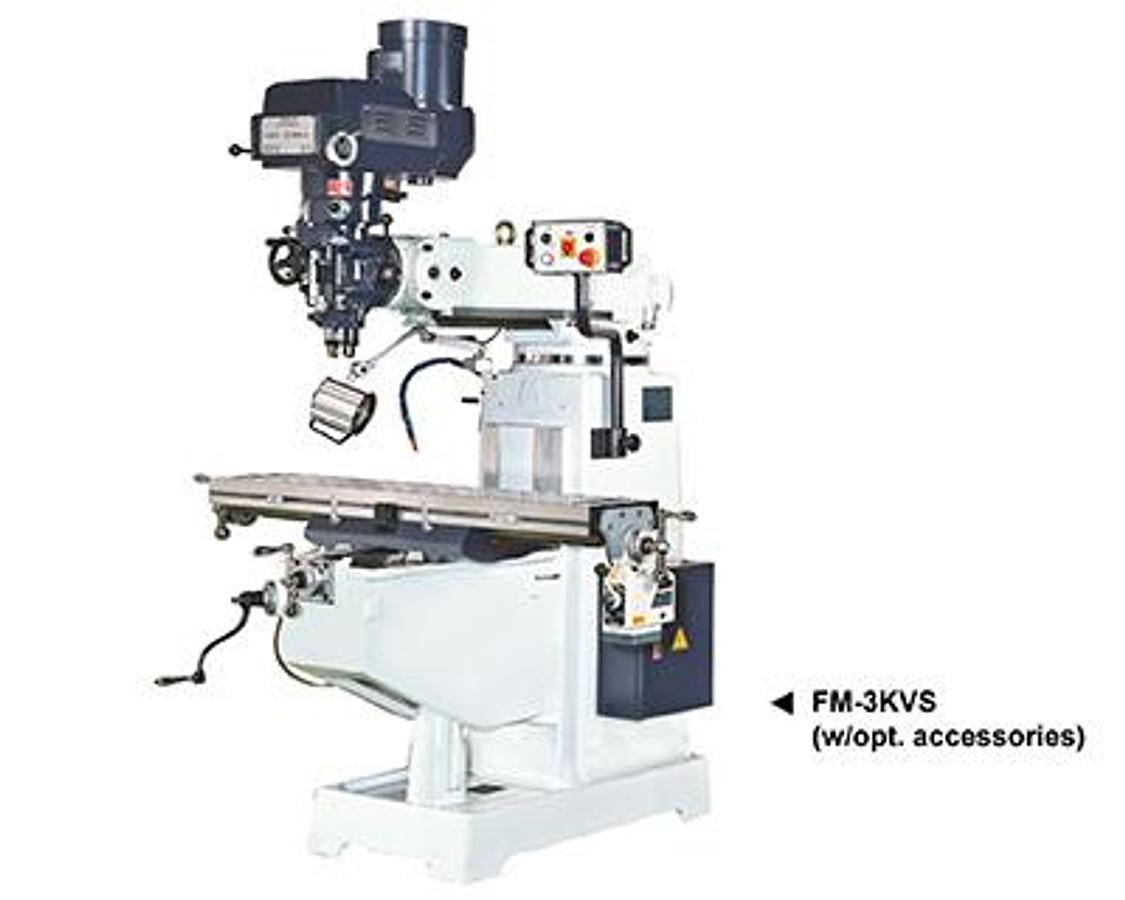 VERTICAL TYPE TURRET MILLING MACHINE FM-1-1/4~1-1/2VA/VS 3KVA/KVS