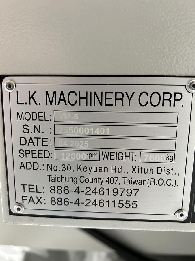 LK Machinery VM5