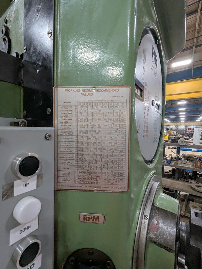 Used RB 70-1600 Radial arm drill