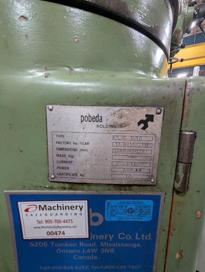 Used RB 70-1600 Radial arm drill
