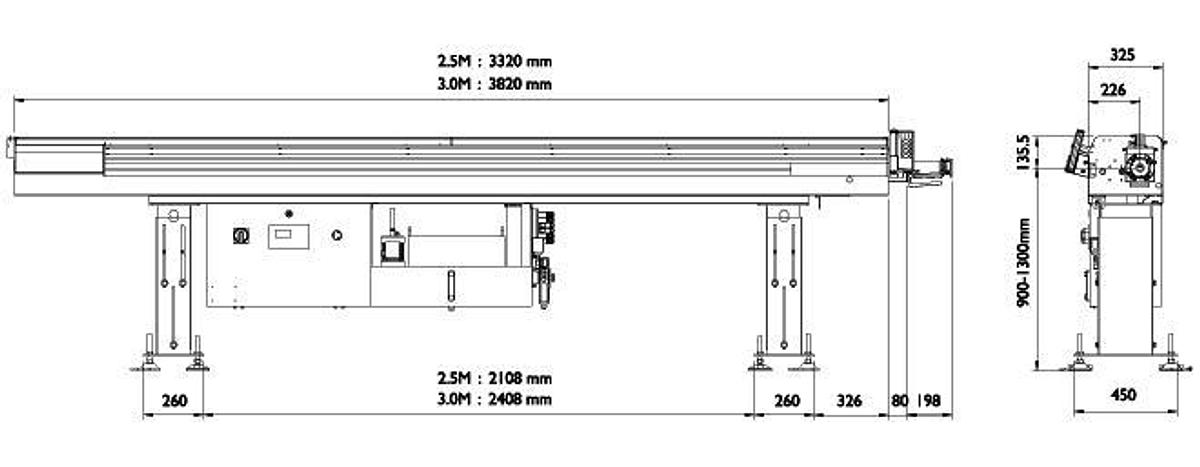 STG 20 Hydraulic Long Bar Feeder (Magazined-Type)