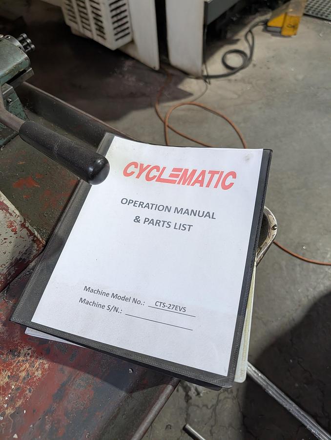 Used 1989 Cyclematic CTS-27EVS