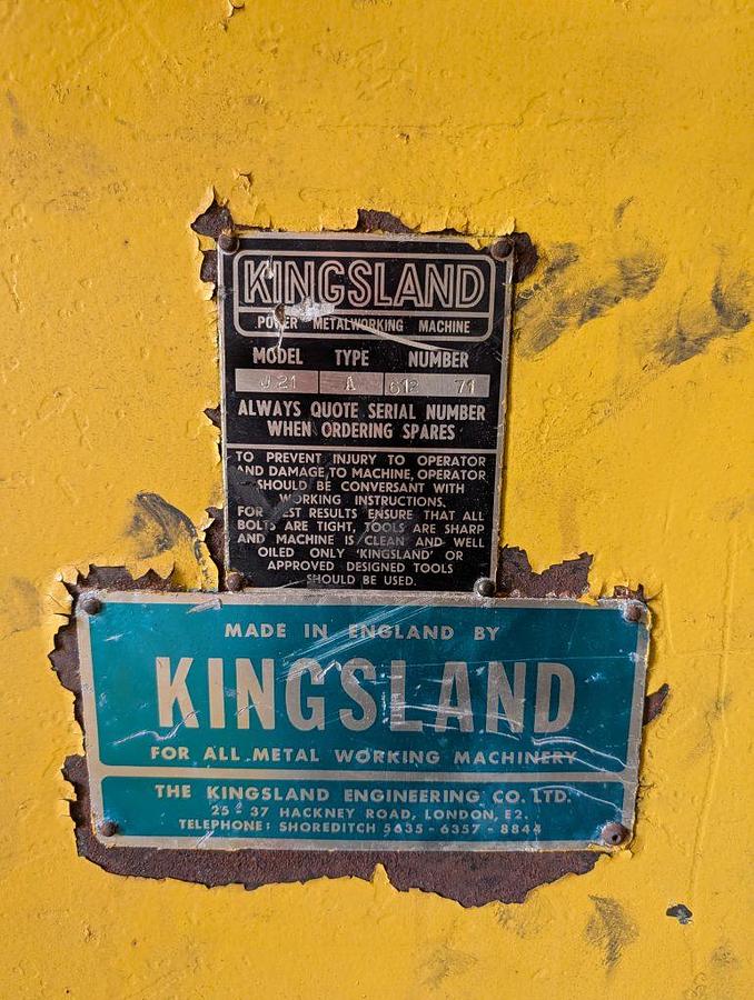 Used Kingsland J21 Ironworker