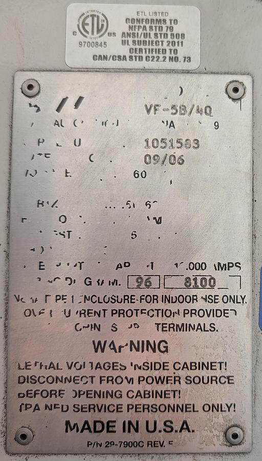 Used 2006 Haas VF-5B/40