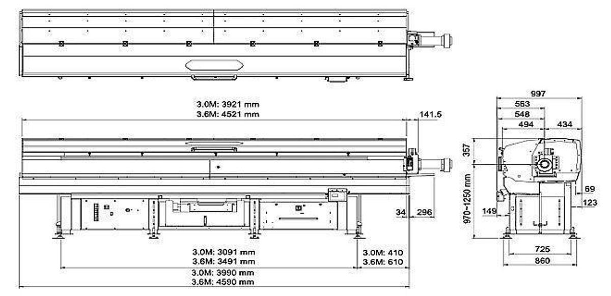 MOTO-65/80 Magazined-type Hydraulic Long Bar Feeder
