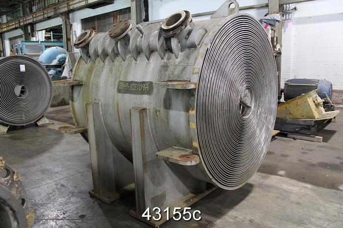 Used Alfa Laval Type 1-H Spiral Heat Exchanger #43155