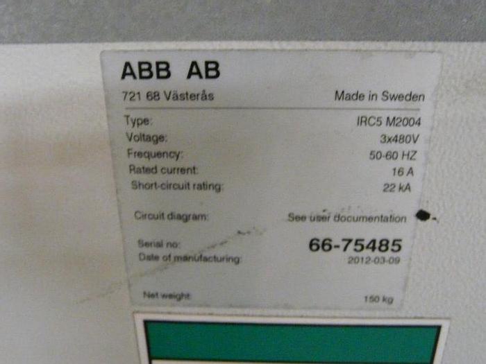 Used ABB IRB 6640-235/2.55 CNC 6 AXIS ROBOT WITH IRC 5 CONTROLLER