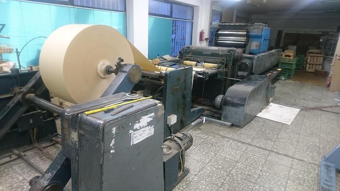 Used Kama Polygraph Automatic Die cutter + printing machine