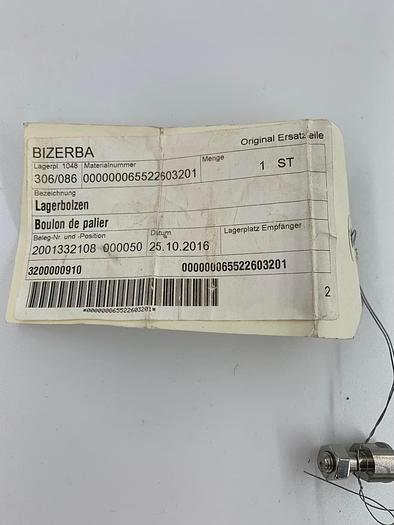 Bizerba Spare Parts Lagerbolzen / Boulon de palier Part No. 65522603201