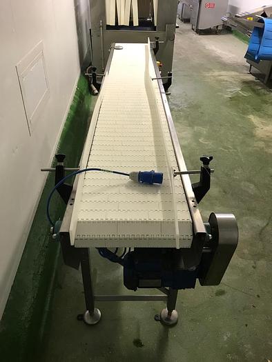 Used BIZERBA MODULAR BELT CONVEYOR.