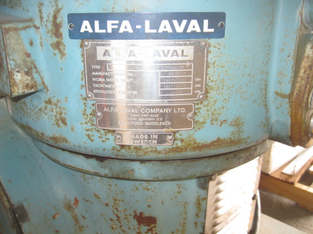 Used Alfa Laval Centrifuge