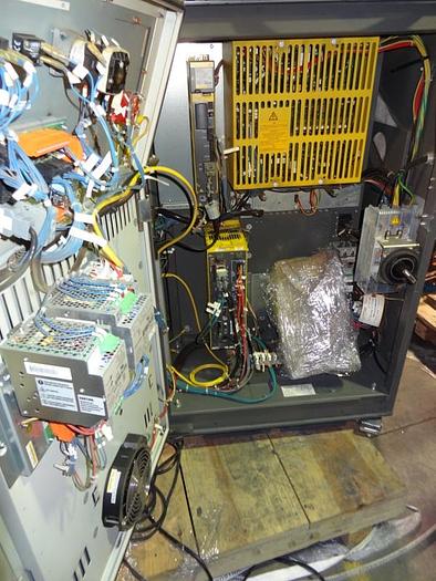 Used FANUC R2000iB/210F 6 AXIS CNC ROBOT W/R30iA CONTROLS/ SPOT WELDING ARO SERVO GUN