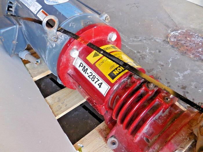 Used Tonkaflo/ GE Osmonics SS12503D, 1121046 Nominal Pump & Con't Duty Motor #2