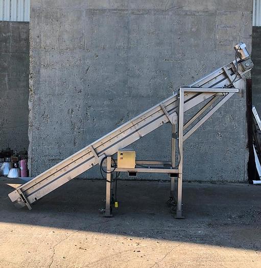 Unused Conveyor, Belt, 24" x 16', Incline, S/st, 1 HP #S743796