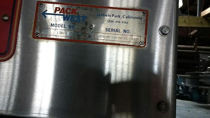Usado PackWest LSN-8  1/2 Gallon Piston Filler SS