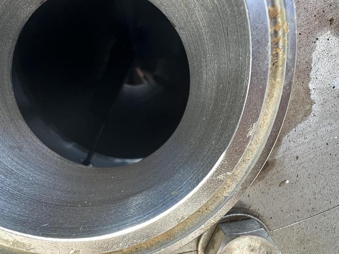 Used Tank, 132 Gallon, 500 Liter, S/St, Jkt, Agit, Cone Bottom #S744577