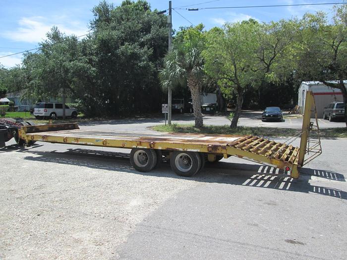 Used 20 Ton Tag-a-Long Equipment Trailer