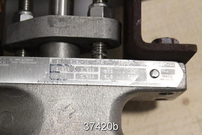 Used Jamesbury 3" Hand Operated Butterfly Valve, 815L-11-3600MT #37420