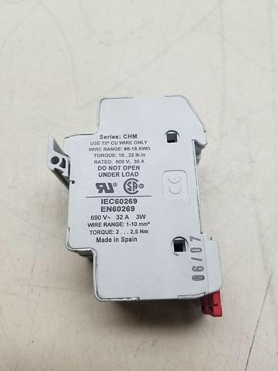 Used BUSSMANN CHM2D 2 POLE FUSE HOLDER