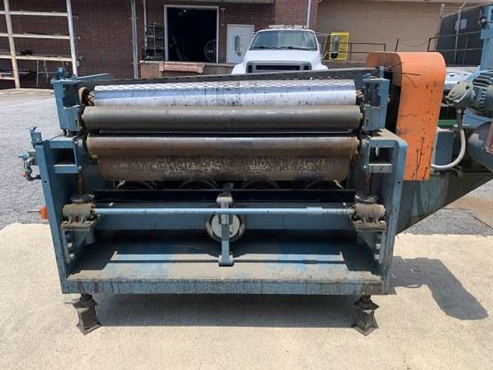 Used DUBOIS ELM-48, HEAVY-DUTY 48 INCH FEED-THROUGH DISTRESS ROLL MACHINE