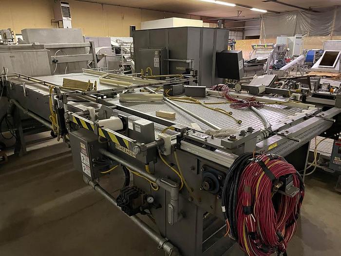 Used Whallon High Speed Bright Can Palletizer