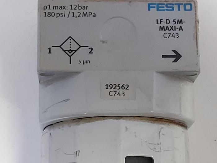 Gebraucht Luftfilter, LF-D-5M-MAXI-A, C743, Festo gebraucht