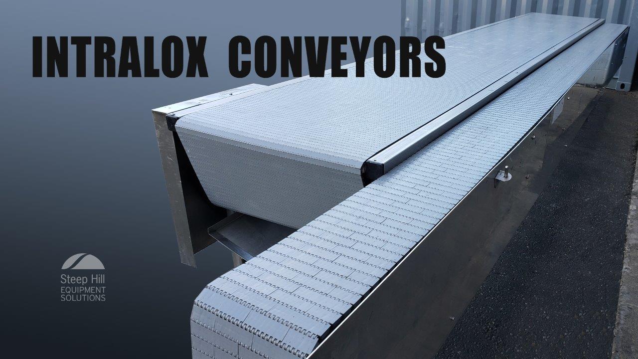 Used 15′ & 17′ SS Food-Grade Intralox Conveyors